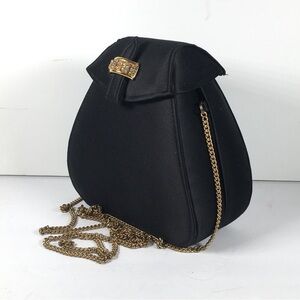 SAKS FIFTH AVE SATIN EVENING BAG